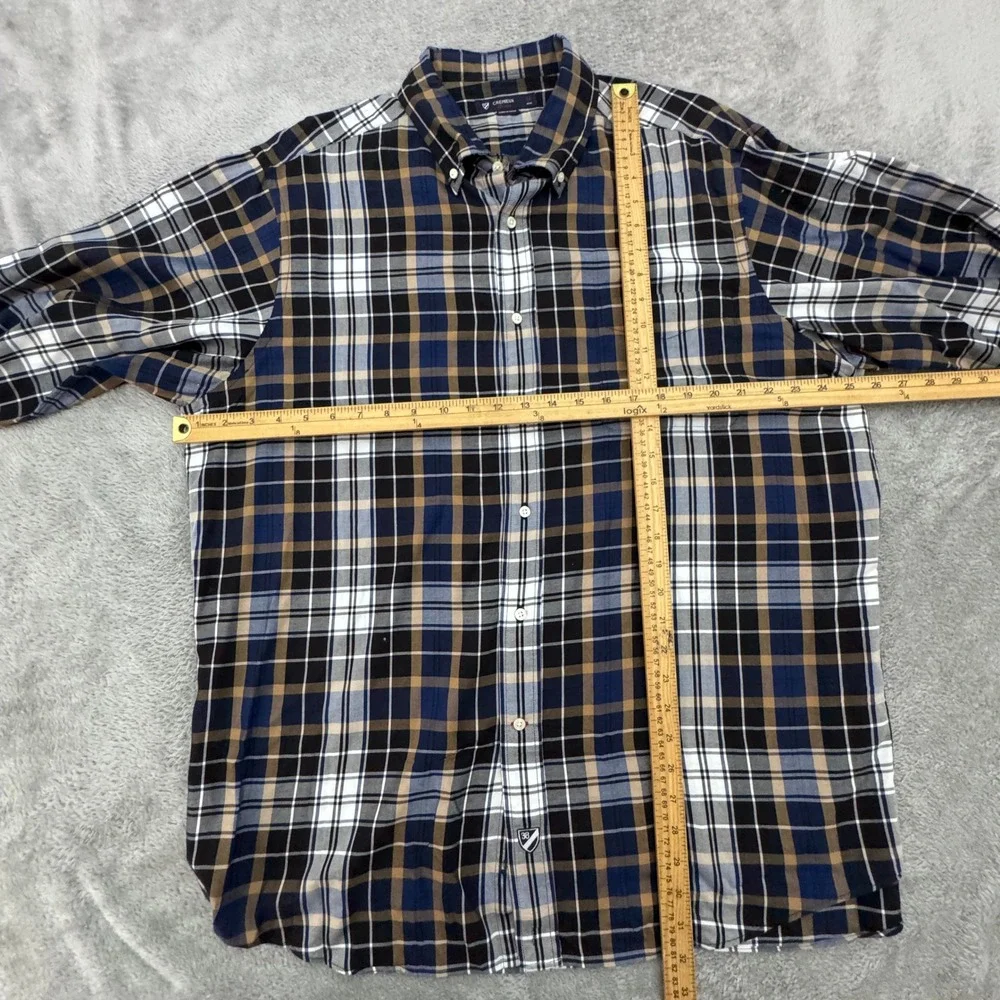 Cremieux Men's Plaid Shirt Size XL Long Sleeve Button‎ Front
